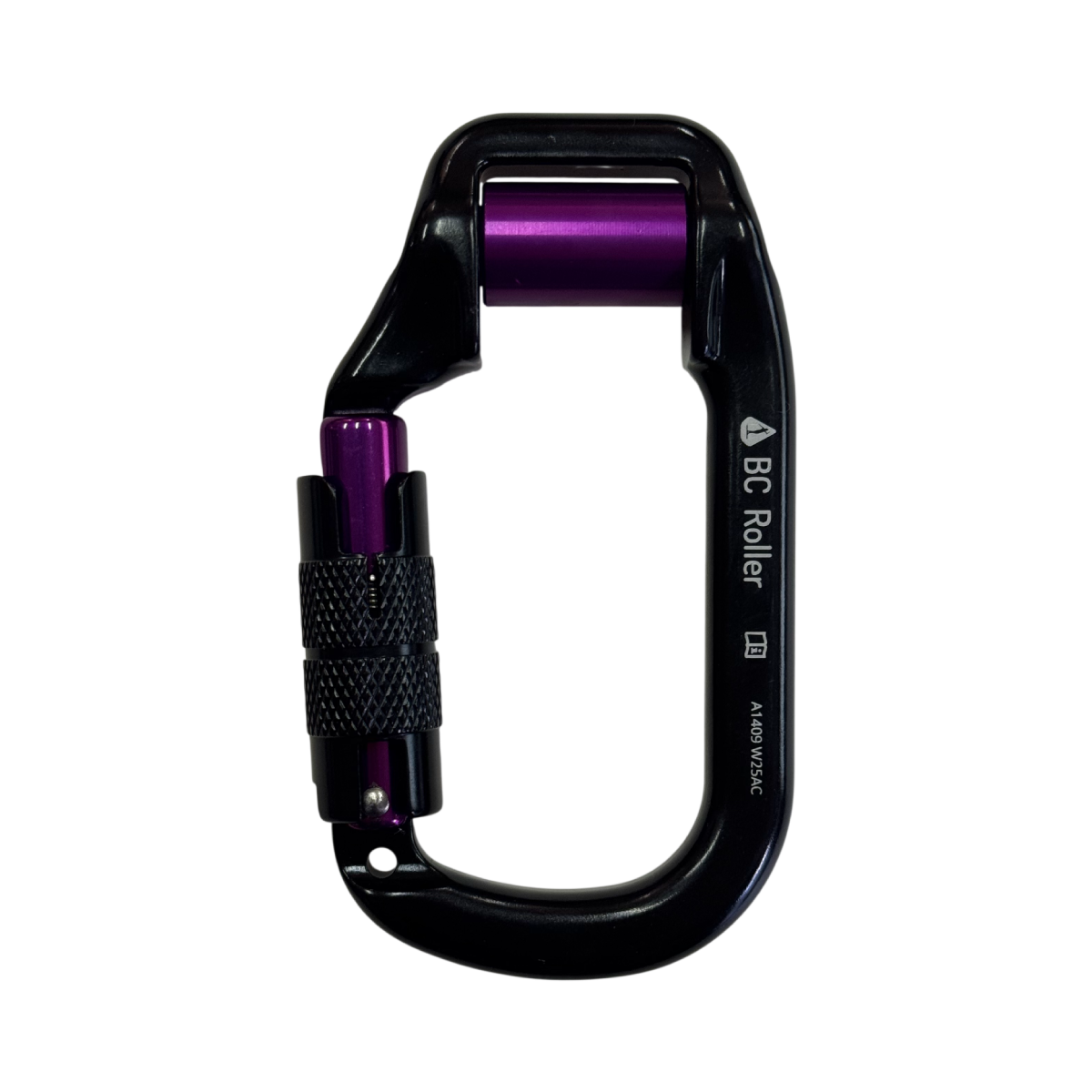 BC Roller（BCローラー）パープル Balance Community製ローラーカラビナ 2段ツイストロックゲート スラックライン・ハイラインのテンショニング用